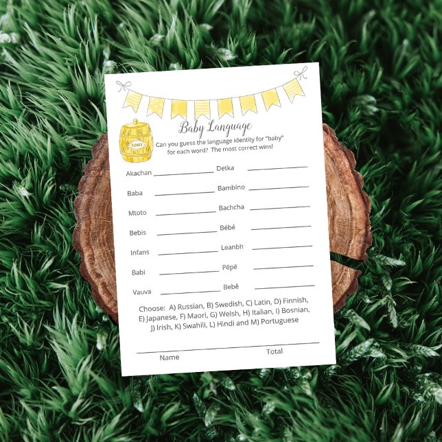 Baby Language Game Teddy Bear Card Programm (Von Creator hochgeladen)