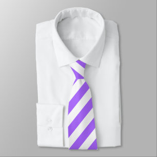 Baby Lavender Lila und White Stripe Necktie Krawatte