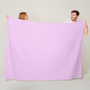 Baby Lavender Pink, große Fleecedecke