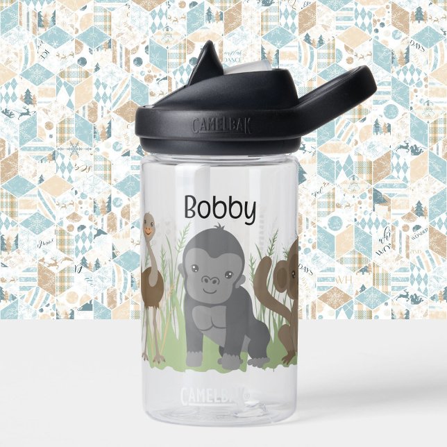 Baby Leopard Monkey Giraffe Name Kinderseife hinzu Trinkflasche (Von Creator hochgeladen)