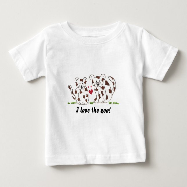 Baby Leopards Baby T-shirt (Vorderseite)