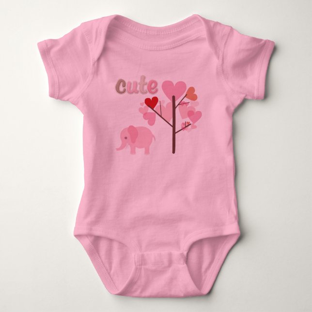 Baby-Liebe Baby Strampler (Vorderseite)