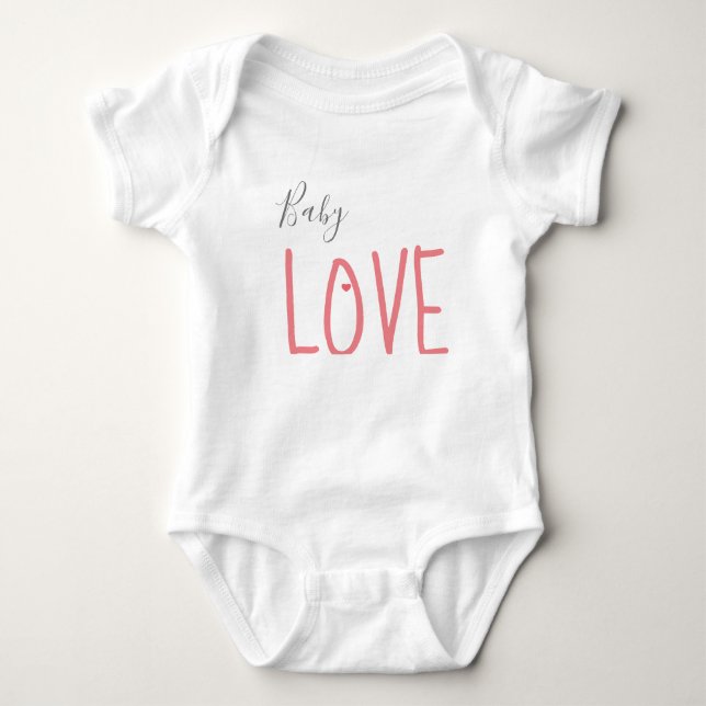 Baby Liebe Baby Strampler (Vorderseite)