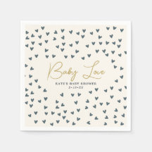 Baby Liebe Blue Hearts Blue Baby Dusche