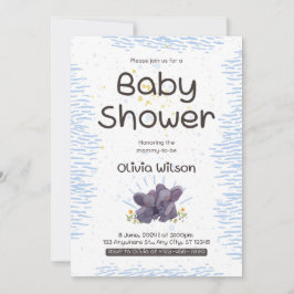 Baby-Liebe-Feier-Vibes Einladung