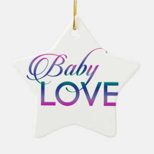 Baby-Liebe Keramik Ornament
