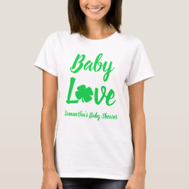 Baby Liebe Kleeblatt Babydusche T-Shirt