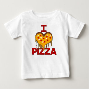 Baby-Liebe-Pizza AUCH! Baby T-shirt