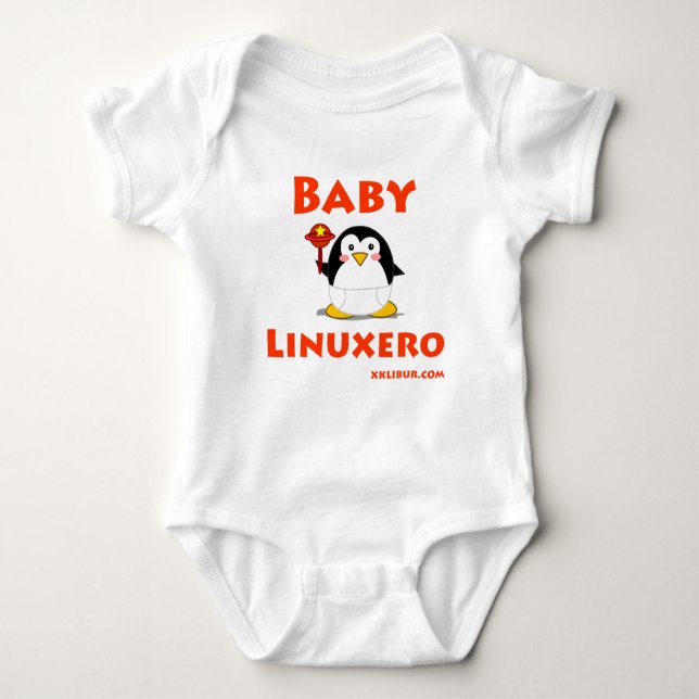 Baby Linuxero Baby Strampler (Vorderseite)