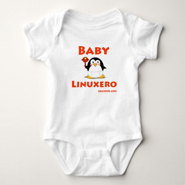 Baby Linuxero Strampler (Vorderseite)