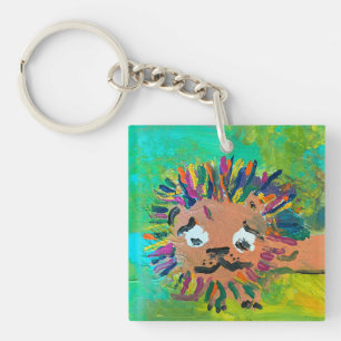 Baby Lion "Kunst von Kindern" Schlüsselanhänger