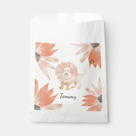 Baby Lion Watercolor Handgemalt Geschenktütchen