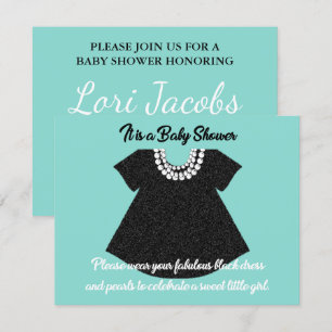 BABY Little Black Dress Baby Dusche Party Einladung