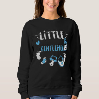 Baby Little Gentlemen  Baby Boy Sayings Sweatshirt