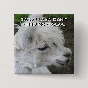 Baby Llama braucht kein Drama Button