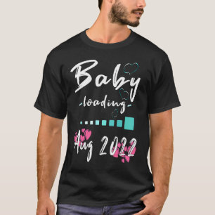 Baby Loading August 2022 I erwartungsvoll Mutter P T-Shirt