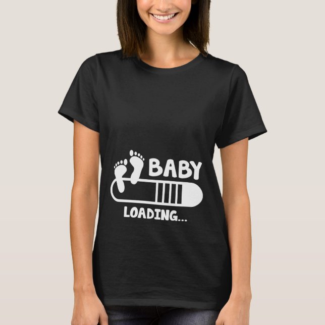 Baby Loading Maternity T - Shirt (Vorderseite)