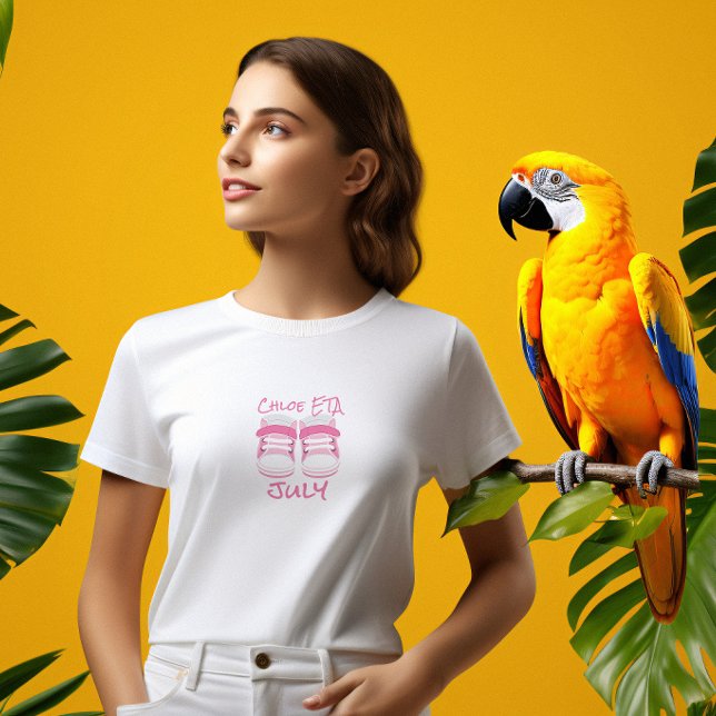 Baby Loading Please Wait Custom Due Date Shirt (Von Creator hochgeladen)