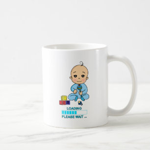 Baby Loading Please Wait Schwangerschaft Geburt Kaffeetasse