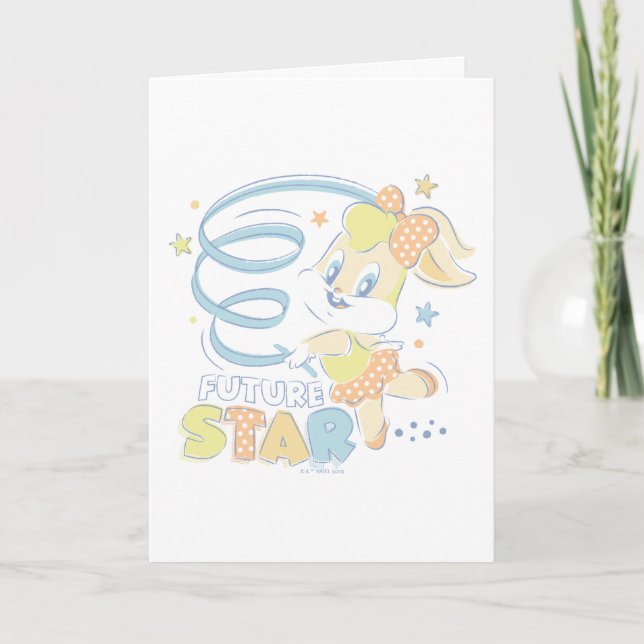 Baby Lola Bunny Future Star Karte (Vorderseite)
