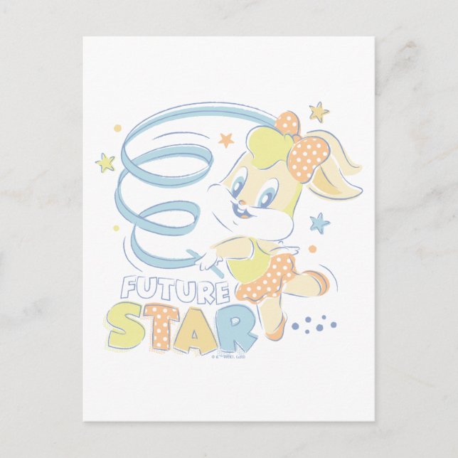 Baby Lola Bunny Future Star Postkarte (Vorderseite)