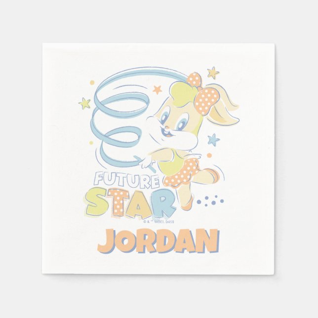 Baby Lola Bunny Future Star Serviette (Vorderseite)