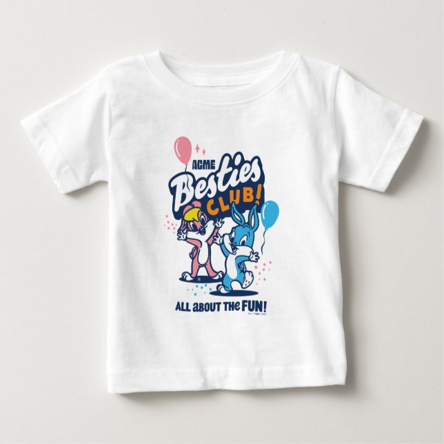 Baby Lola und BUGS BUNNY™ - Besties Club! Baby T-shirt (Vorderseite)