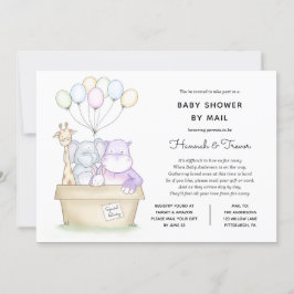 Baby Long Distance Jungle Animals Showroom per Mai Einladung