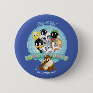 Baby LOONEY TUNES™ Logo   Das ist alles, Leute Button