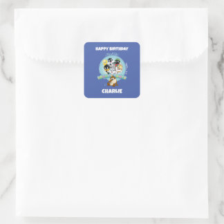 Baby LOONEY TUNES™ Logo | Das ist alles, Leute Quadratischer Aufkleber