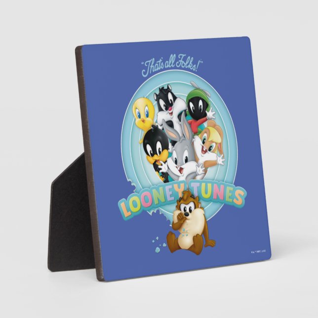 Baby LOONEY TUNES™ Logo | Das sind alle Leute Fotoplatte (Vorderseite)