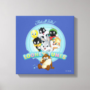 Baby LOONEY TUNES™ Logo   Das sind alle Leute Leinwanddruck