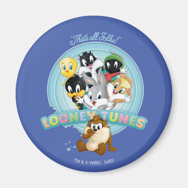 Baby LOONEY TUNES™ Logo | Das sind alle Leute Magnet (Vorne)