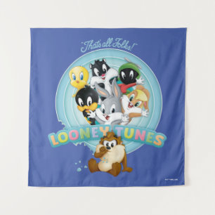 Baby LOONEY TUNES™ Logo   Das sind alle Leute Wandteppich