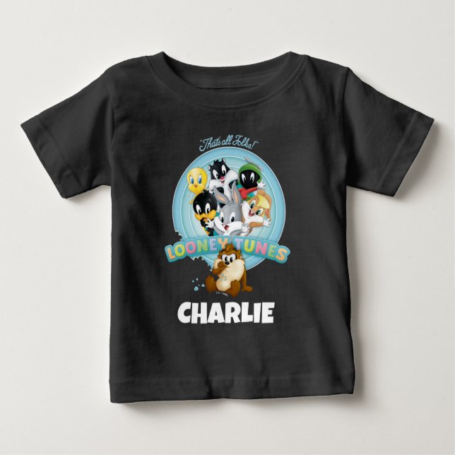 Baby LOONEY TUNES™ Logo | That's All Folks Baby T-shirt (Vorderseite)