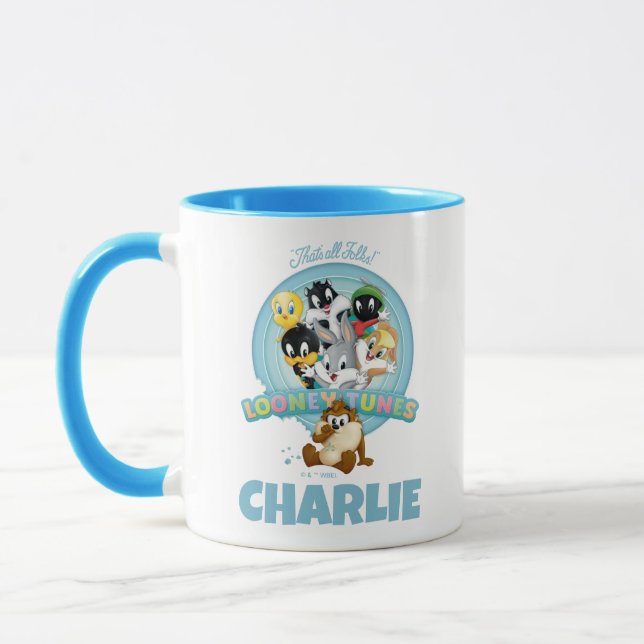 Baby LOONEY TUNES™ Logo | That's All Folks Tasse (Links)