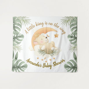 Baby Löwe Baby Shower Tapisserie Hintergrund Wandteppich