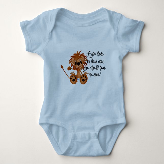 Baby-Löwe hören mich, T-Shirts und Geschenke zu (Vorderseite)