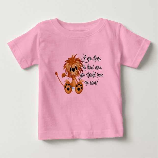 Baby-Löwe hören mich, T-Shirts und Geschenke zu (Vorderseite)