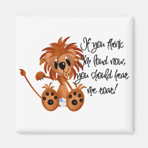 Baby-Löwe hören mich, T-Shirts und Geschenke zu Magnet