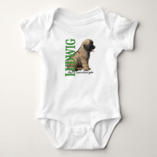 Baby Ludwig der Leonberger Welpen-Bodysuit Strampler