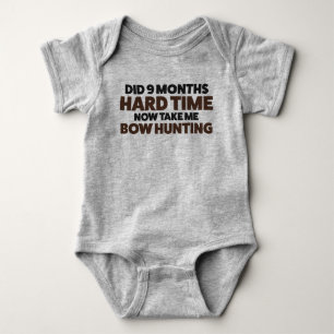 Baby lustiges Bow Deer Junting Jersey Bodysuit Shi Strampler