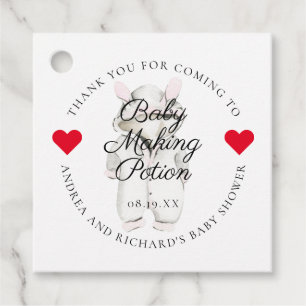 Baby-Mach-Trank Geschenkkarte für Baby Shower Geschenkanhänger