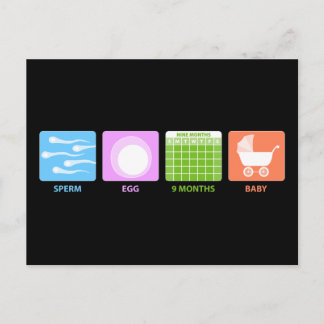 Baby machen postkarte