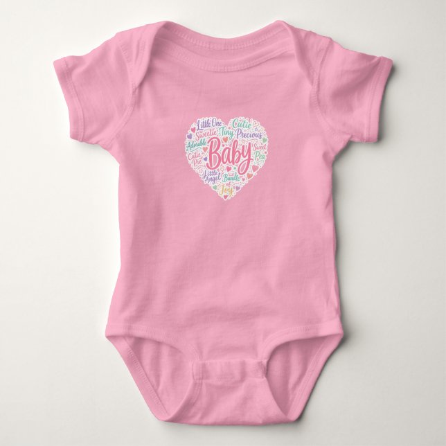 Baby-Mädchen-Body  Baby Strampler (Vorderseite)
