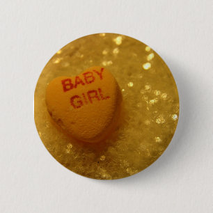 Baby Mädchen Button