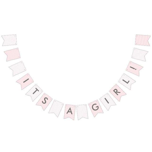 Baby-Mädchen-Duschen-schönes Land-Party Wimpelkette (Alle)