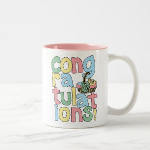 BABY (Mädchen) Glückwünsche Zweifarbige Tasse