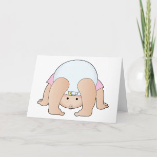 Baby Mädchen Karte