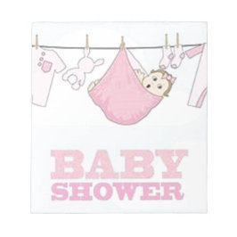 BABY-MÄDCHEN-PARTY-EINZELTEIL-DEKOR NOTIZBLOCK